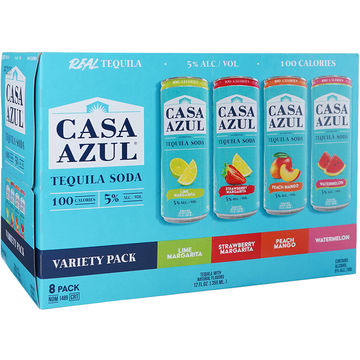 Casa Azul Tequila Soda Variety Pack
