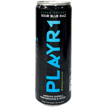 PLAYR1 Sour Blue Raz Caffeinated