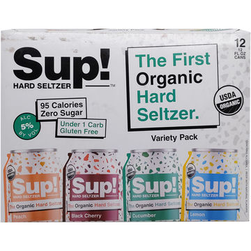 Sup! Organic Hard Seltzer Variety Pack