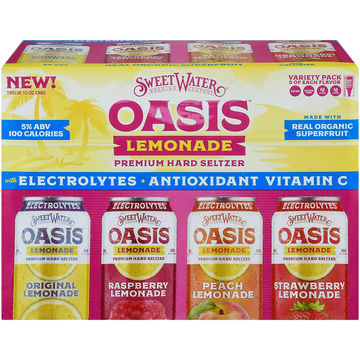 SweetWater Oasis Lemonade Hard Seltzer Variety Pack