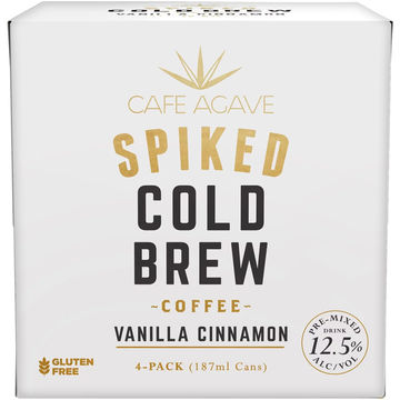 Cafe Agave Spiked Cold Brew Coffee Vanilla Cinnamon