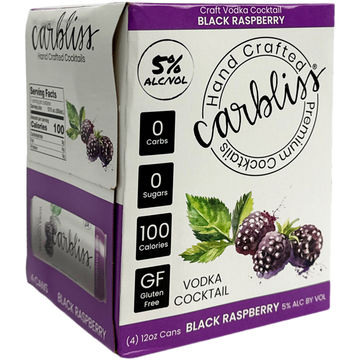 Carbliss Black Raspberry Vodka Cocktail