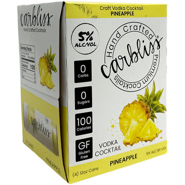Carbliss Pineapple Vodka Cocktail