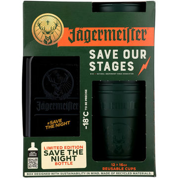 Jagermeister Save The Night Gift Set with Reusable Cups