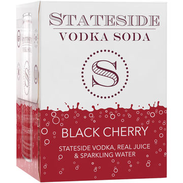 Stateside Vodka Soda Black Cherry