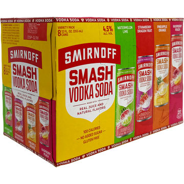 Smirnoff Smash Vodka Soda Variety Pack | GotoLiquorStore