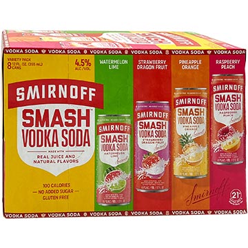 Smirnoff Smash Vodka Soda Variety Pack | Dawson Fine Wine & Spirits