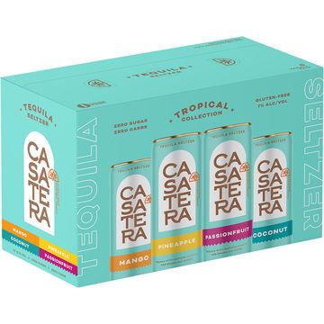 Casatera Tequila Seltzer Tropical Collection Variety Pack