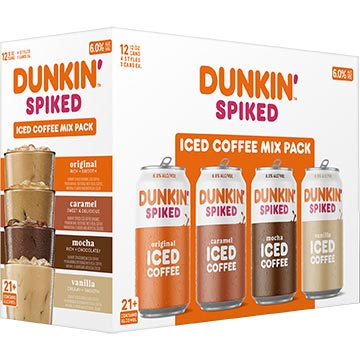 Dunkin' Spiked Iced Coffee Mix Pack | GotoLiquorStore