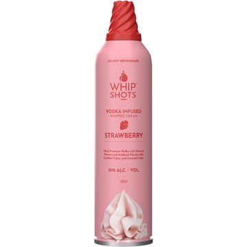 Whipshots Vodka Infused Strawberry Whipped Cream