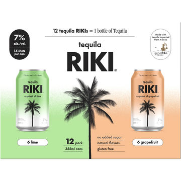 RIKI Tequila Grapefruit & Lime Variety Pack