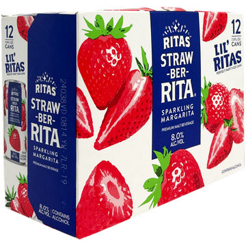 Bud Light Ritas Straw-Ber-Rita Sparkling Margarita
