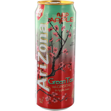 AriZona Red Apple Green Tea with Ginseng and Apple Juice