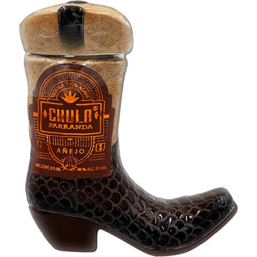 Chula Parranda Ceramic Boot Anejo Tequila