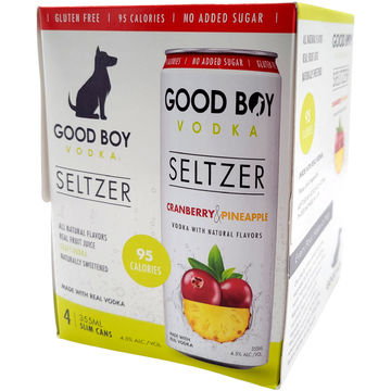 Good Boy Vodka Seltzer Cranberry & Pineapple