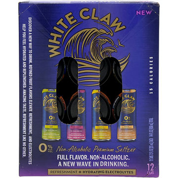 White Claw 0% Alcohol Variety Pack