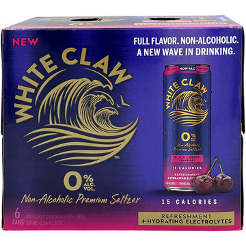 White Claw 0% Alcohol Black Cherry Cranberry