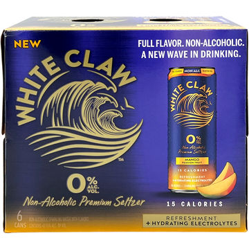 White Claw 0% Alcohol Mango Passionfruit