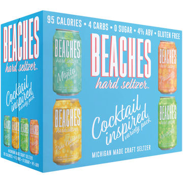 Beaches Hard Seltzer Cocktail Inspired Variety Pack
