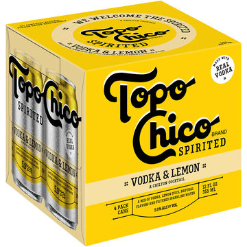 Topo Chico Spirited Vodka & Lemon