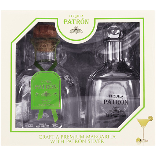 Patron Silver Tequila Gift Set with Shaker | GotoLiquorStore