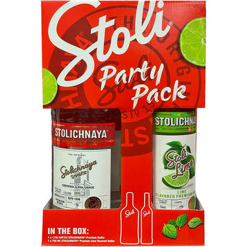 Stolichnaya Vodka Party Pack with Stoli Lime