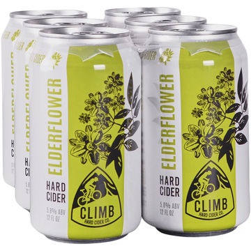 Climb Hard Cider Elderflower