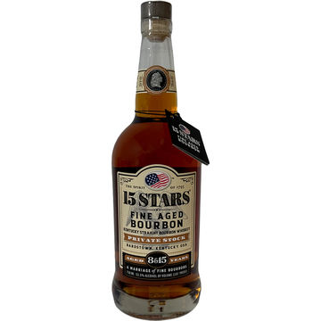 15 Stars 8 & 15 Year Old Private Stock Bourbon