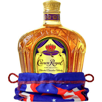Crown Royal Fine Deluxe Blended Canadian Whiskey with Camo Bag