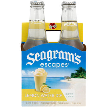 Seagram's Escapes Lemon Water Ice