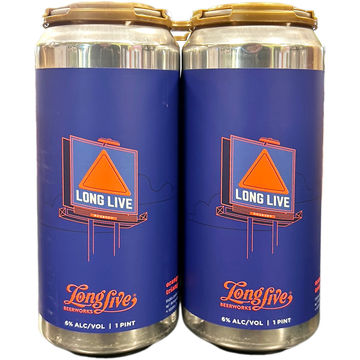 Long Live Beerworks Orange Triangles