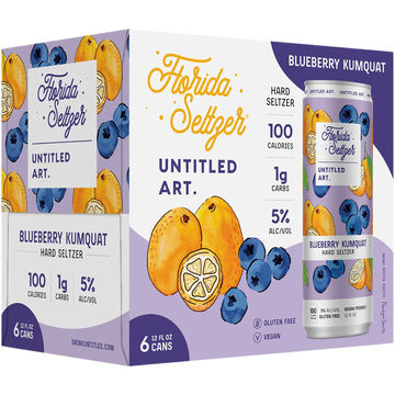 Untitled Art Florida Seltzer Blueberry Kumquat