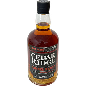 Cedar Ridge Barrel Proof Bourbon