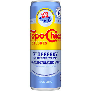 Topo Chico Sabores Blueberry with Hibiscus Extract