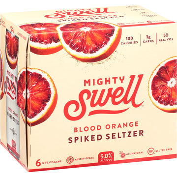Mighty Swell Blood Orange Spiked Seltzer