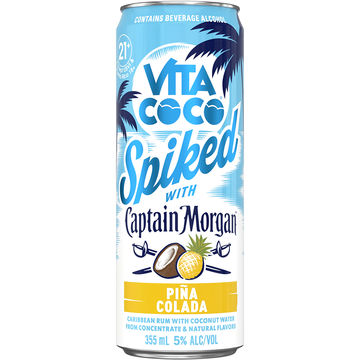 Vita Coco Spiked with Captain Morgan Pina Colada