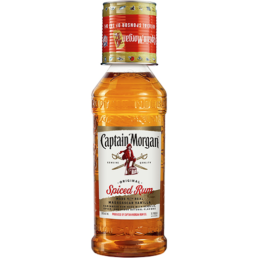 Picture of Captain Morgan Original Spiced Rum with an NFL Tin Cup
