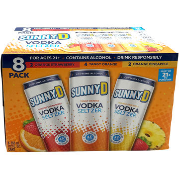 SunnyD Vodka Seltzer Variety Pack