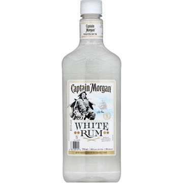Captain Morgan White Rum Plastic