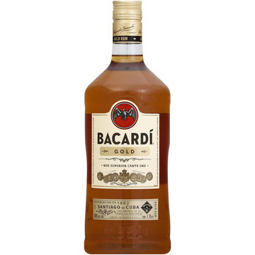 Bacardi Gold Rum Plastic
