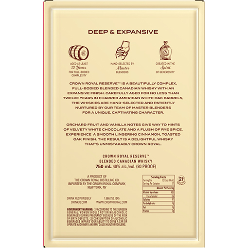 Picture of Crown Royal Reserve 12 Year Old