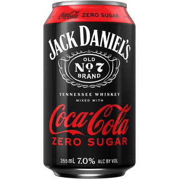 Jack Daniel's Whiskey & Coca-Cola Zero Sugar