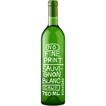 No Fine Print Sauvignon Blanc