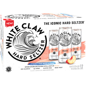 White Claw Hard Seltzer Peach