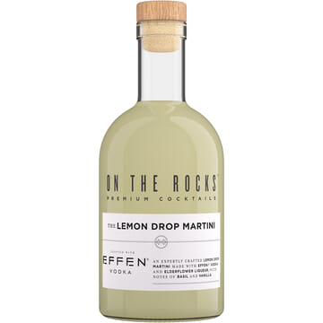 On The Rocks Effen Vodka Lemon Drop Martini