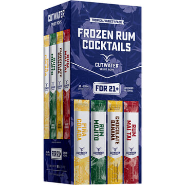 Cutwater Frozen Rum Cocktails Spirit Pops Variety Pack