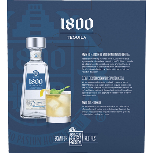 Picture of 1800 Silver Tequila Gift Set with Dipping Bowl