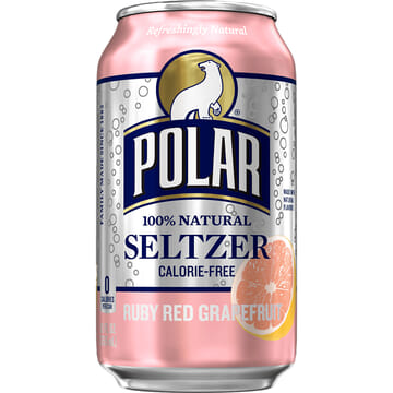 Polar Seltzer Ruby Red Grapefruit