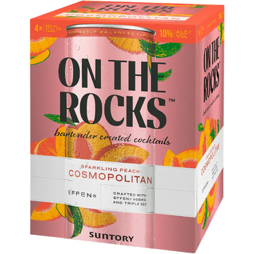 On The Rocks Sparkling Peach Cosmopolitan