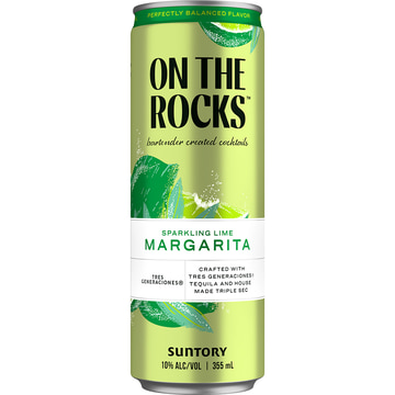 On The Rocks Sparkling Lime Margarita